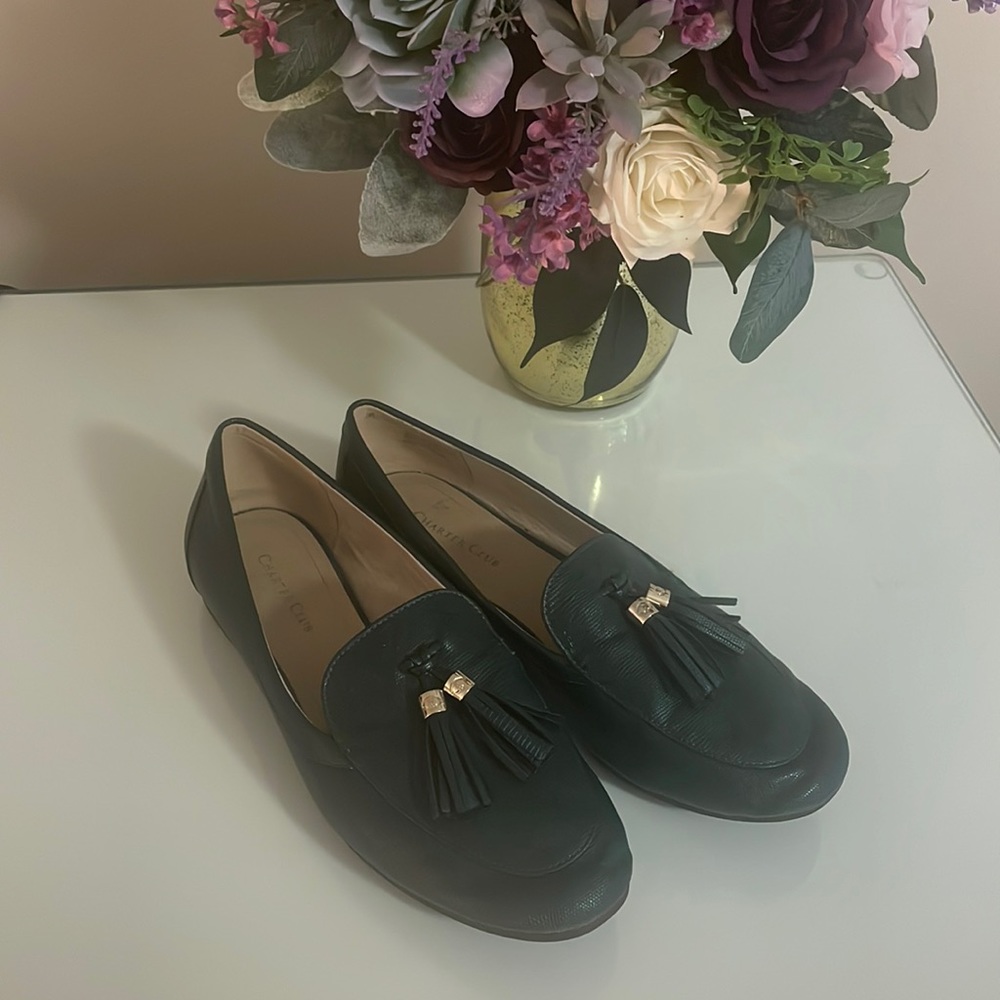 Green Charter Club Loafers Size 8.5